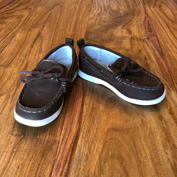 Gap Brown Lace Up Boat Shoes - Picture 1 of 6